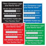 Custom Service Due Tag - 3 x 3