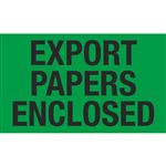 Export Papers Enclosed - Handling Label