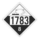 UN#1783 Corrosive Numbered Placard