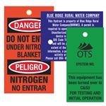 Custom Printed Tags - Rigid Vinyl