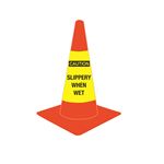 Cone Sleeves - Caution/Slippery When Wet