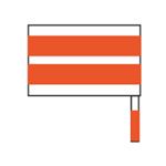 Mini-Flag for Utility Pedestal Marker