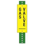 Gas Valve Marker Kit - Yellow