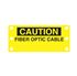 Caution Fiber Optic Cable Self-Locking Cable Marker