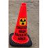 Caution High Radiation Area Traffic Cone